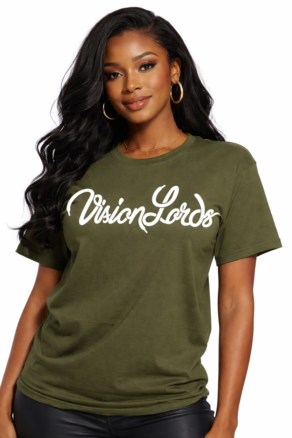 Unisex Army Green Vision Lords T-shirt