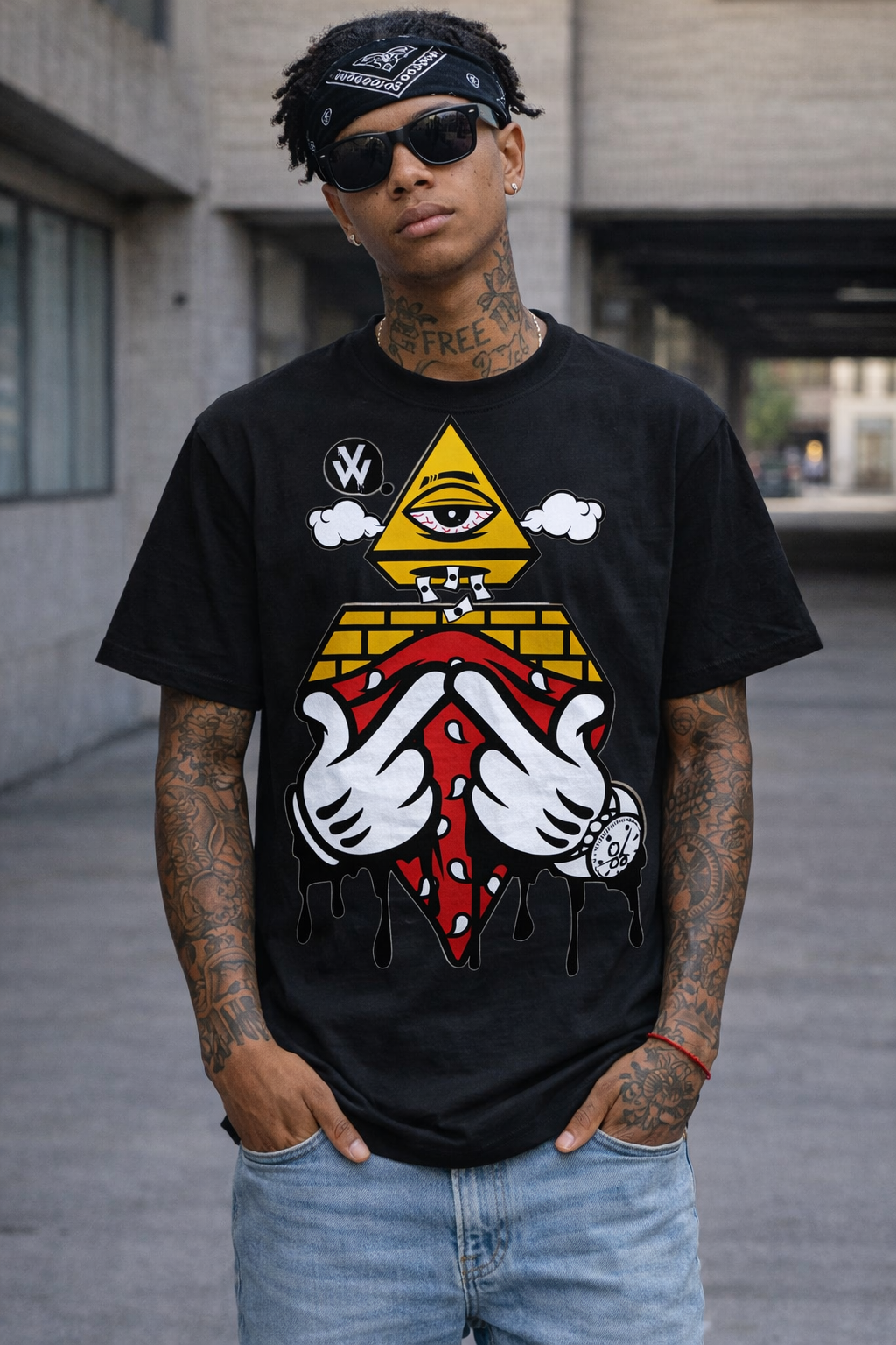 Unisex Vision Warr Black DopeBoy Pyramid